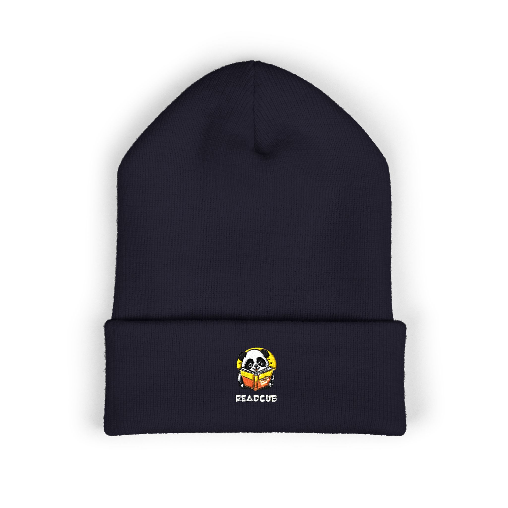 Readcub's Panda Flower Cuffed Embroidered Beanie - Image 21